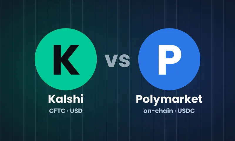 Kalshi versus Polymarket — CFTC-regulated against on-chain